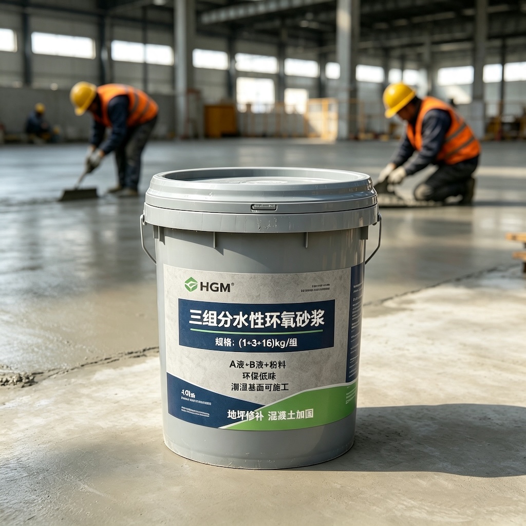 蓬江三组份水性环氧砂浆